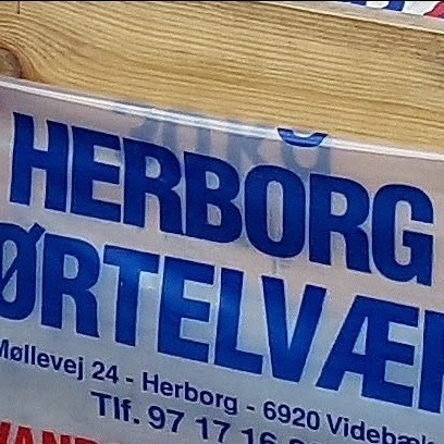 Herborg Mørtelværk skilt